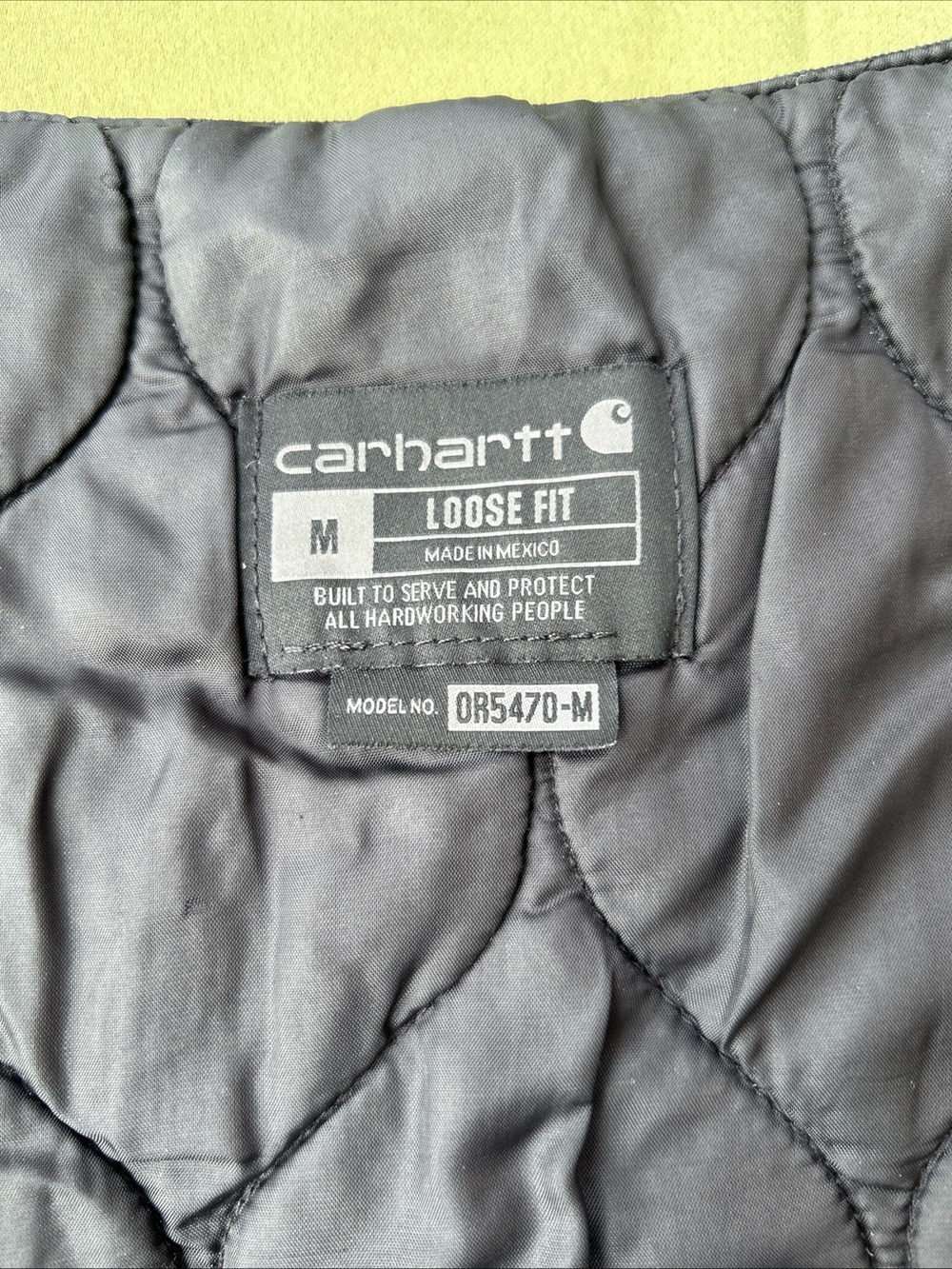 Carhartt Black Workwear Duck Bib Overalls with Zip Pockets - Picture 6 of 9